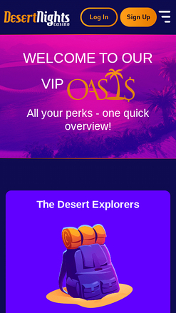 Desert Nights Casino Mobile VIP Program
