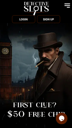 Detective Slots Homepage Mobile