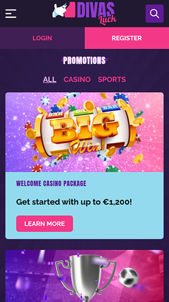 Divas Luck Casino Promotions Mobile