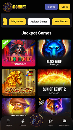 DonBet Casino Jackpot Mobile