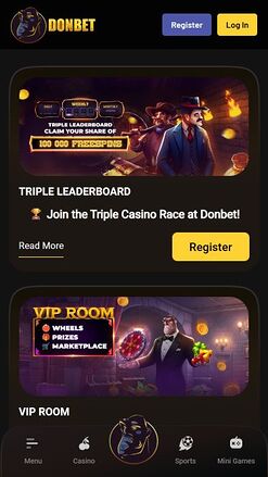 DonBet Casino Mobile Image Promotions