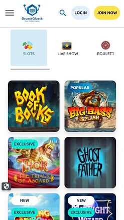 DrueckGlueck Casino Mobile Image Games