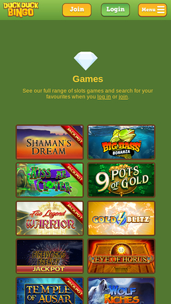 Duck Duck Bingo Mobile Games