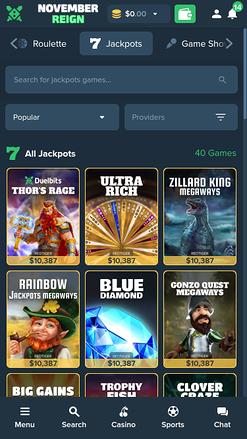 Duelbits Casino Jackpot Mobile