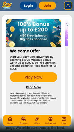 Easy Slots Casino Promotions Mobile