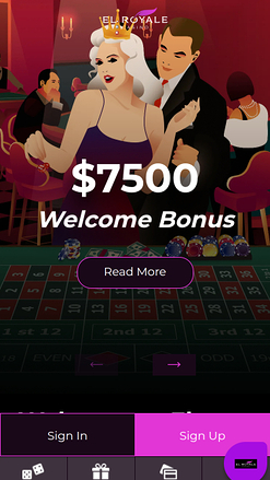 El Royale Casino Mobile Homepage