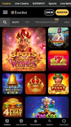 EmirBet Mobile Image Games