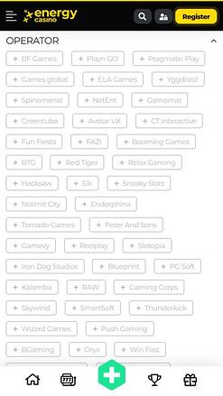Energy Casino Mobile Image Game Developers