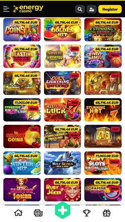 Energy Casino Mobile Image Games