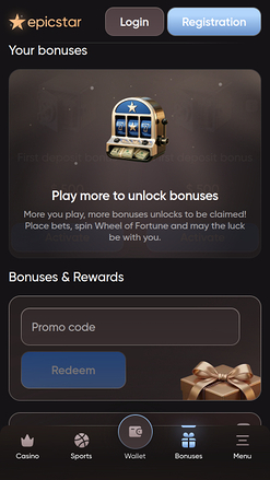 Epicstar Casino Mobile Promotions
