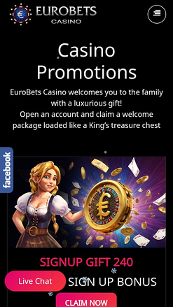 EuroBets Casino Promotions Mobile