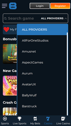 Exclusive Bet Casino Mobile Game Developers
