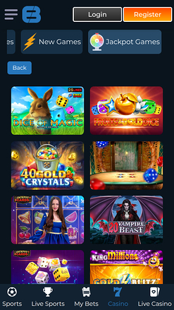 Exclusive Bet Casino Mobile Jackpot