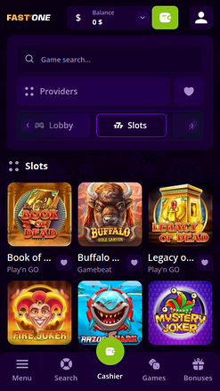 F1 Casino Mobile Games