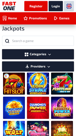 F1 Casino Mobile Jackpot