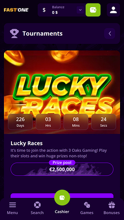 F1 Casino Mobile Tournaments