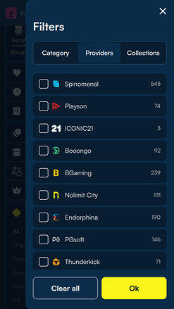 FanoBet Casino Games Mobile