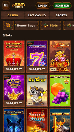 FatPirate Casino Mobile Games