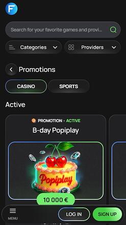 Flagman Casino Promotions Mobile