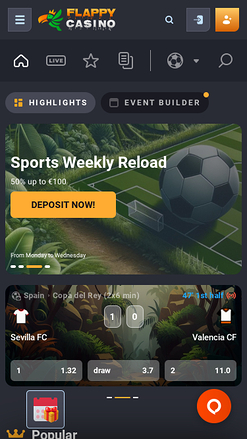 Flappy Casino Mobile Sports
