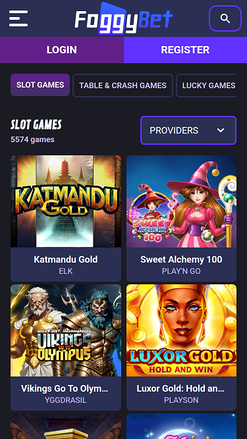 Foggybet Mobile Games