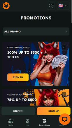 FoxSlots Casino Promotions mobile
