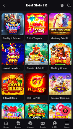 Fragabet Casino mobile Games