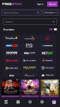 Freespinz Casino Mobile Game Developers