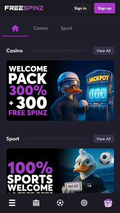 Freespinz Casino Mobile Promotions