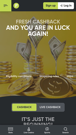 Fresh Casino Mobile Promotions