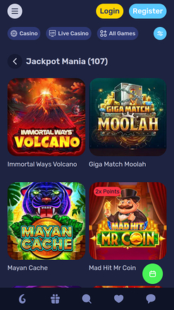 Galactic Wins Casino Mobile Jackpot