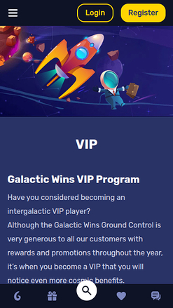 Galactic Wins Mobile VIP Program