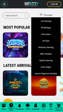 Gate 777 Casino Mobile Game Developers