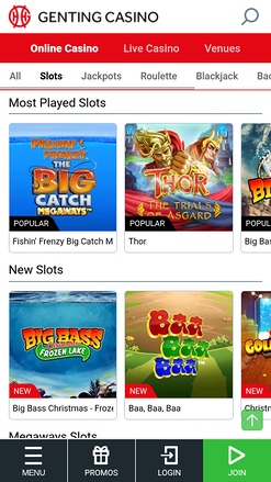 Genting Casino Mobile Games