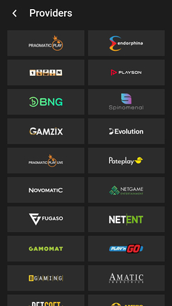 GG.bet Casino Mobile Game Developers
