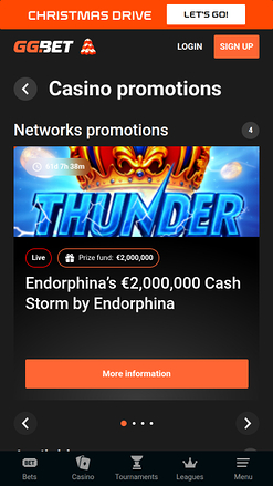 GG.bet Casino Mobile Promotions