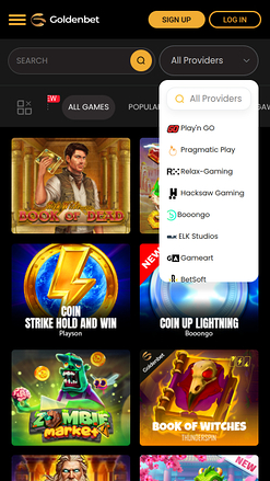 GoldenBet Casino Mobile Game Developers