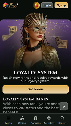Goldzino Casino VIP Mobile