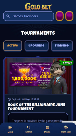 Golobet Casino Mobile Tournaments