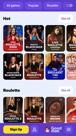 Goodman Casino Mobile Live Dealer