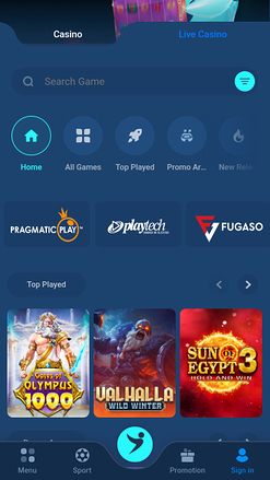 Game Developers mobile screenshot of Goplay365 Casino 
