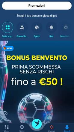 Promotions mobile page screenshot of Goplay365 Casino 