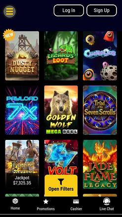 Grand Eagle Casino Mobile Games