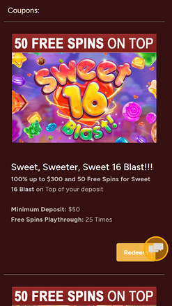 Grande Vegas Casino Mobile Promotions