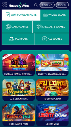 Heaps O Wins Casino Mobile Games