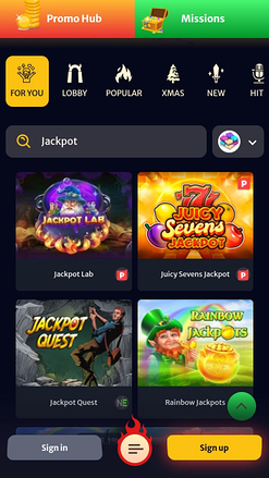 HellSpin Casino Mobile Jackpot