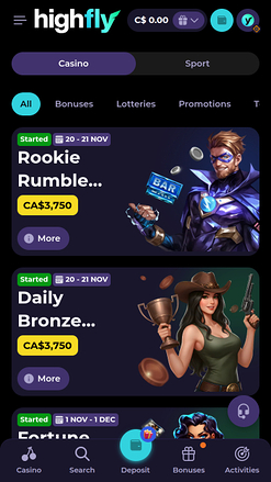 Highflybet promo code