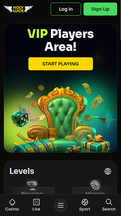 HolyLuck Casino Mobile VIP Program