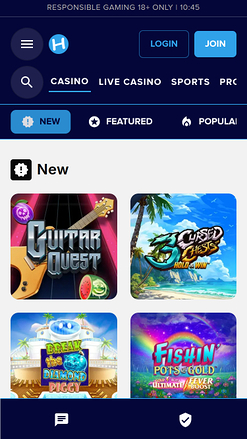 Hopa Casino Games Mobile