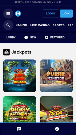 Hopa Casino Jackpot Mobile